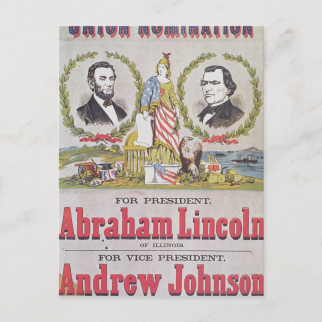 Electoral campaign poster for the Union Postcard (Front)