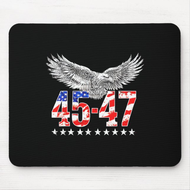 Electoral Map Trump Landslide Red Election Map 202 Mouse Mat (Front)