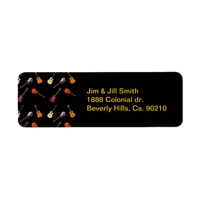 Electric & Acoustic Guitar Collage (Front)