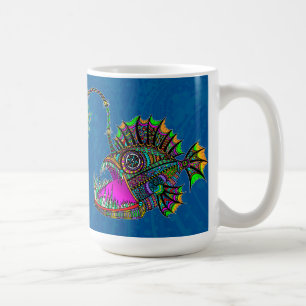 Electric Angler Fish Coffee Mug