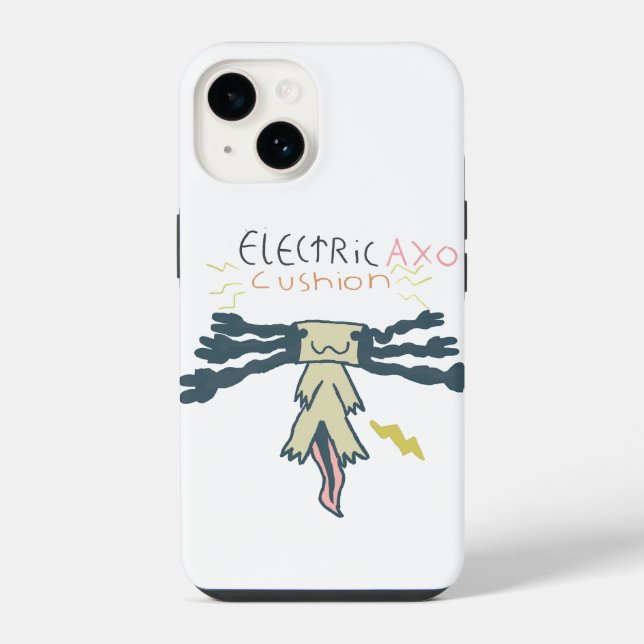 Electric Axo by Jorge iPhone Case (Back)