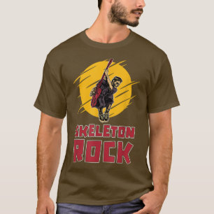 Electric Band Guitar Skeleton GuitaristSkeleton Ro T-Shirt