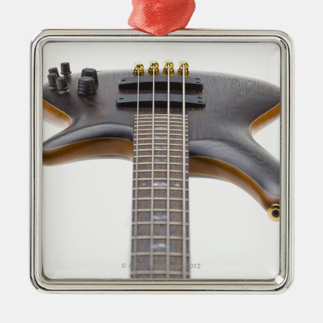 Electric Bass Guitar Metal Tree Decoration (Front)