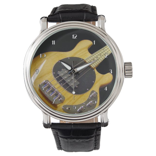 Electric Bass Guitar Watch (Front)