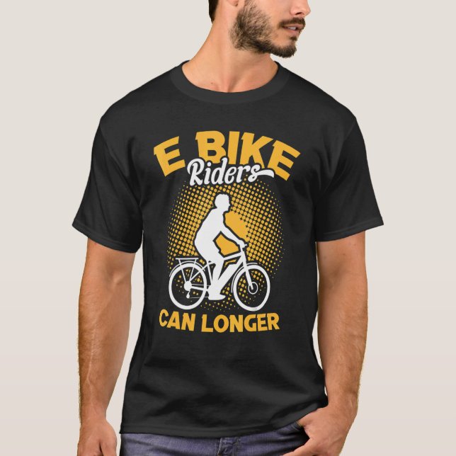 Electric Bike Battery Battery Bike E Bike T-Shirt (Front)