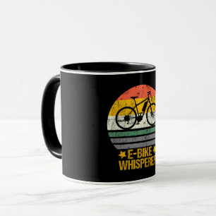 Electric Bike Bicycle Whisperer Retro Vintage Mug
