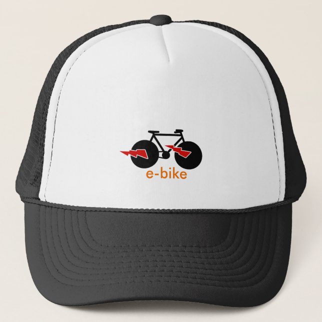 electric-bike  e-bike trucker hat (Front)