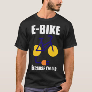 Electric bike rider big bike  T-Shirt