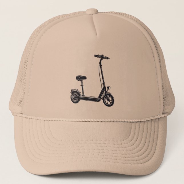 Electric Bike Rider Cap – Trendy E-Bike (Front)