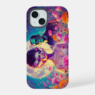 Electric Blooms iPhone 15 Case