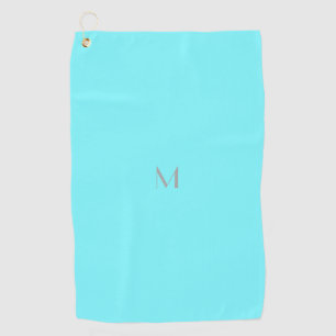 electric blue - add monogram golf towel