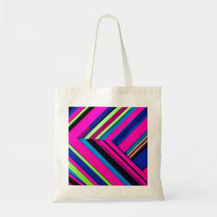  Electric Blue and Pink Tote Bag