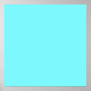 electric blue  background poster