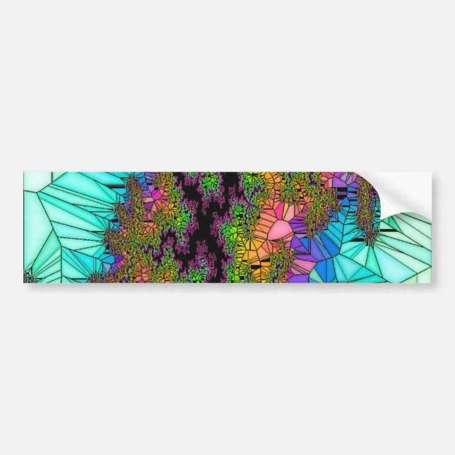 Electric Blue Bumper Sticker (Front)