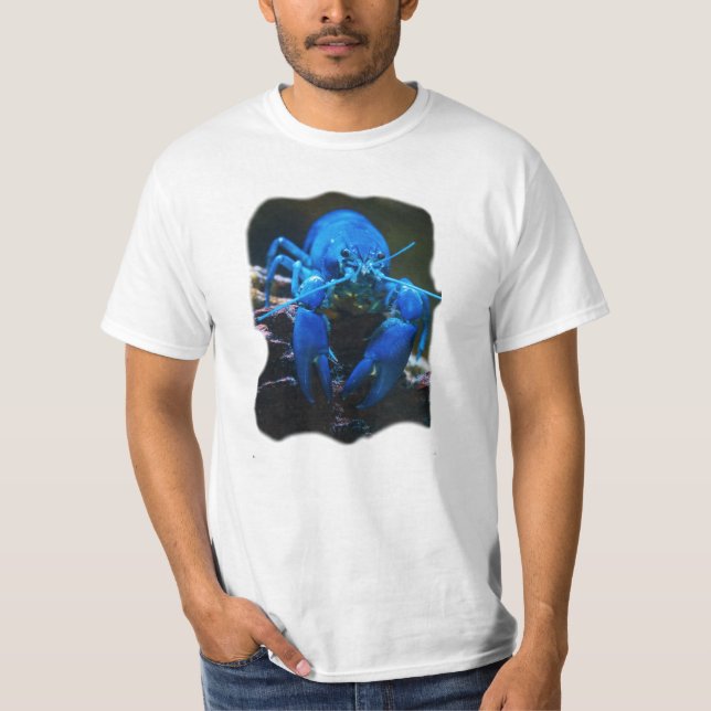 Electric Blue Crayfish T-Shirt (Front)