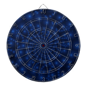Electric Blue Dart Board