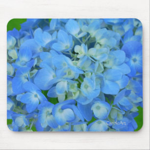 Electric Blue Hydrangeas Mouse Mat