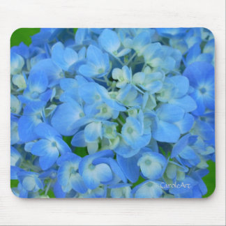 Electric Blue Hydrangeas Mouse Mat