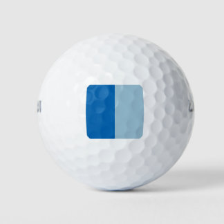 Electric Blue Lemonade and Aquamarine Duo Tone Golf Balls