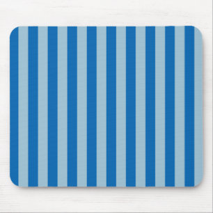 Electric Blue Lemonade and Aquamarine Vertical Str Mouse Mat
