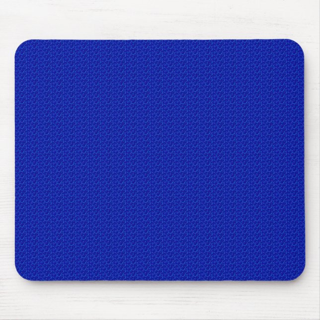 Electric Blue Pattern Mouse Mat (Front)