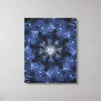Electric Blue Plasma Fractal Art
