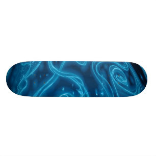 Electric Blue Skateboard