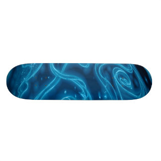 Electric Blue Skateboard