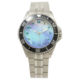 Electric Blue Storm Colourful expiration Blue Ice Watch