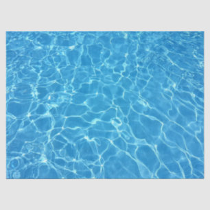 electric blue water tissue paper