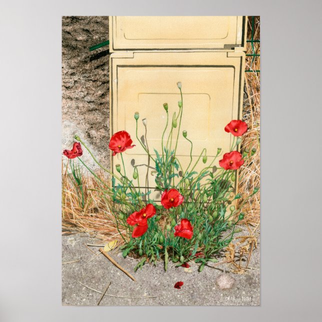 Electric box poppy poster (Front)