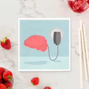 Electric Brain Napkin
