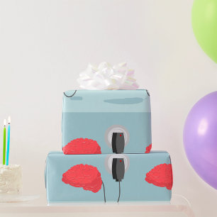 Electric Brain Wrapping Paper