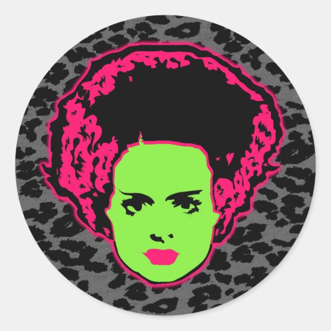 Electric Bride Classic Round Sticker (Front)