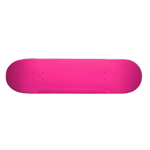 Electric Bubblegum Pink Personalised Trend Colour Skateboard