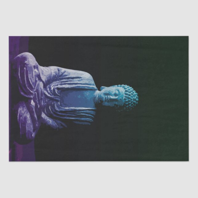 Electric Buddha 18 lb Tissue Decoupage Paper (Front)