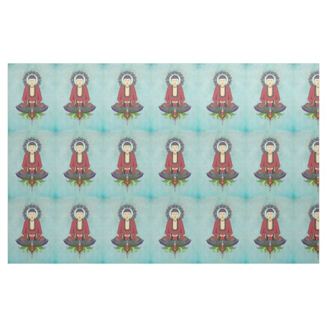 Electric Buddha Customisable Fabric (Fat Quarter)