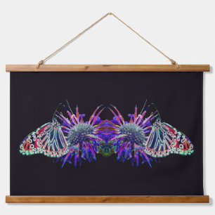 Electric Butterfly Abstract Nature Art Hanging Tapestry