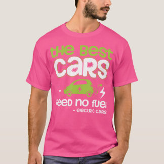 Electric Car Drive Electro Mobility Proud Plug T S T-Shirt