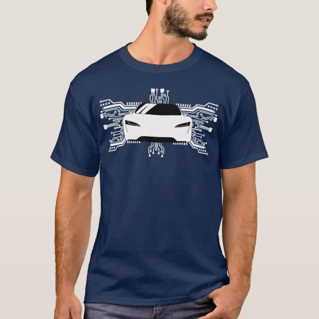 Electric Car Drivehe Future Zero Emissions Owner f T-Shirt (Front)
