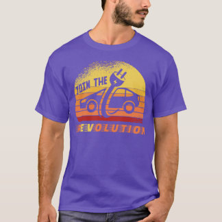 Electric Car Join The Ev Revolution  T-Shirt
