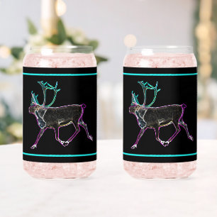 Electric Caribou Can Glass