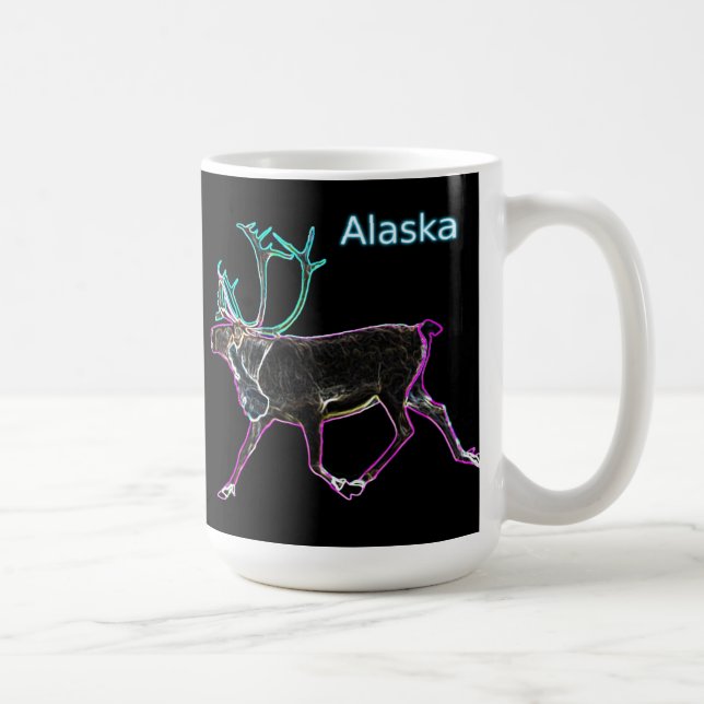 Electric Caribou Coffee Mug (Right)