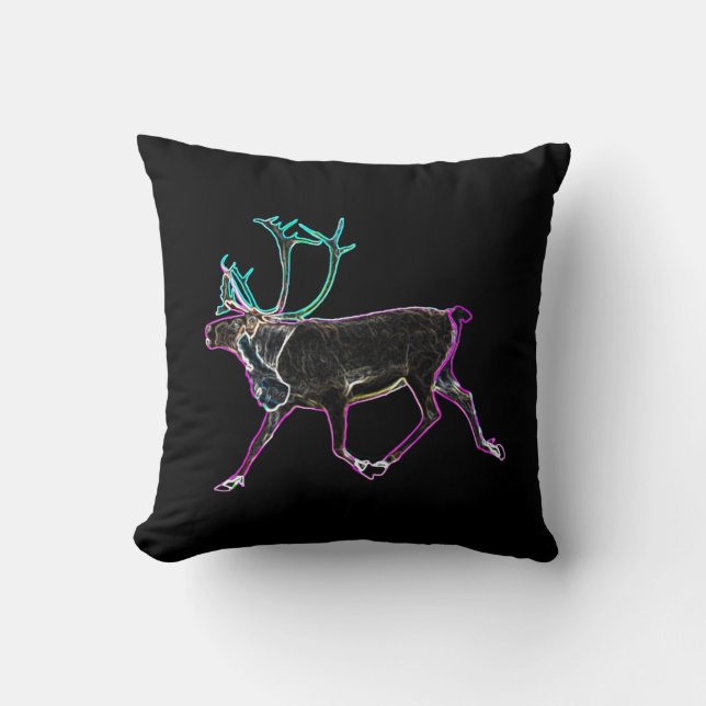 Electric Caribou Cushion (Front)