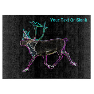Electric Caribou Cutting Board