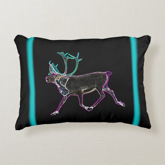 Electric Caribou Decorative Cushion (Front)
