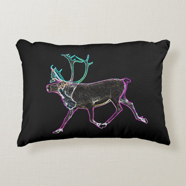 Electric Caribou Decorative Cushion (Front)