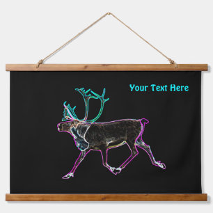 Electric Caribou Hanging Tapestry