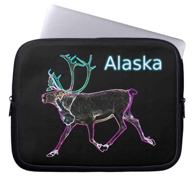 Electric Caribou Laptop Sleeve (Front)