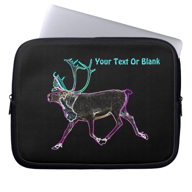 Electric Caribou Laptop Sleeve (Front)